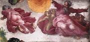 Michelangelo Buonarroti Creation of the Sun, Moon, and Plants oil